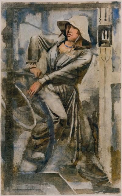 Самохвалов А.Н. У бетоньерки. Из серии "Девушки метростроя". 1934 Самохвалов А.Н. У бетоньерки. Из серии "Девушки метростроя". 1934